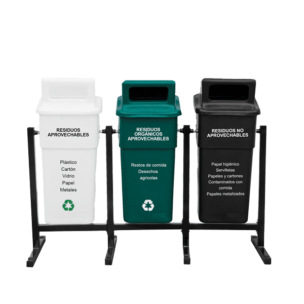 ESTACIÓN DE RECICLAJE X3 – 50 LITROS